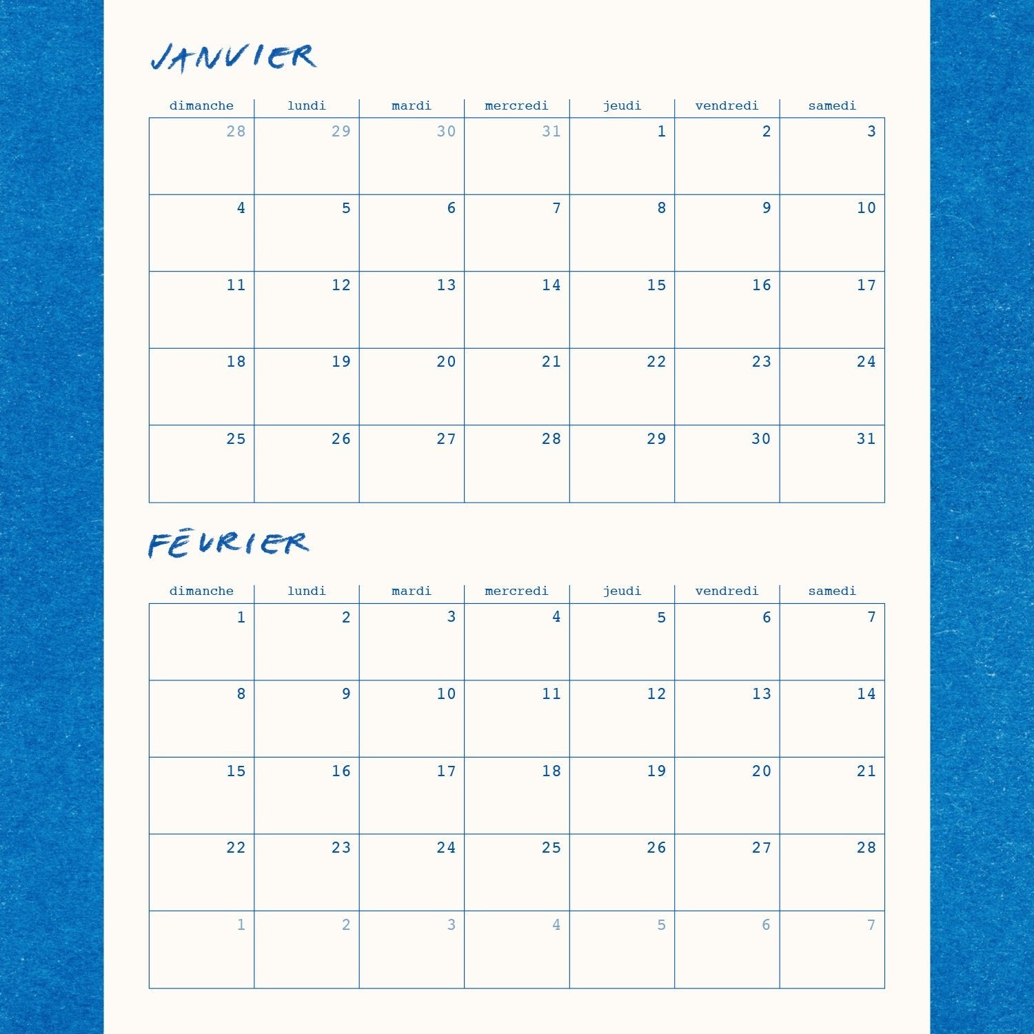 2026 - Deux mille ben fit(ness) - Marin Blanc