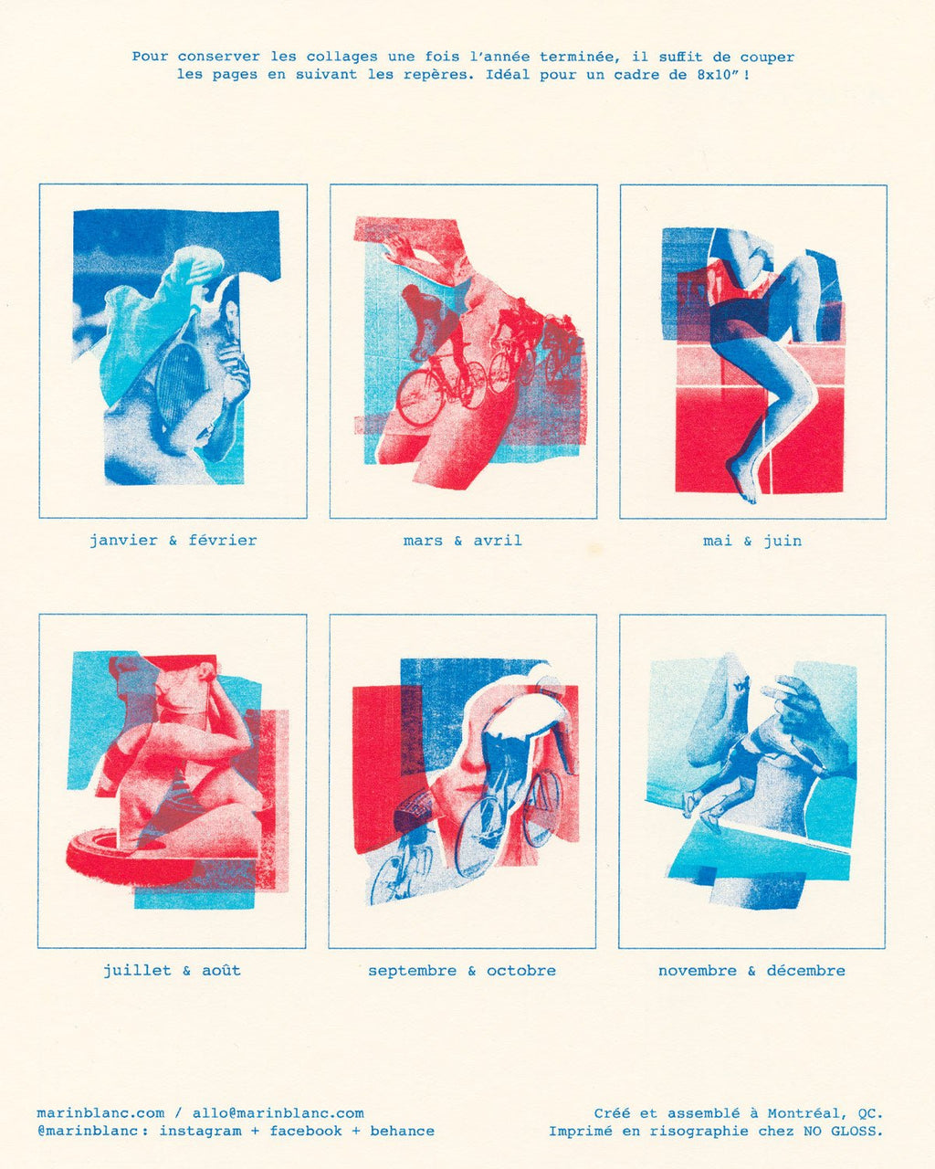 2026 - Deux mille ben fit(ness) - Marin Blanc